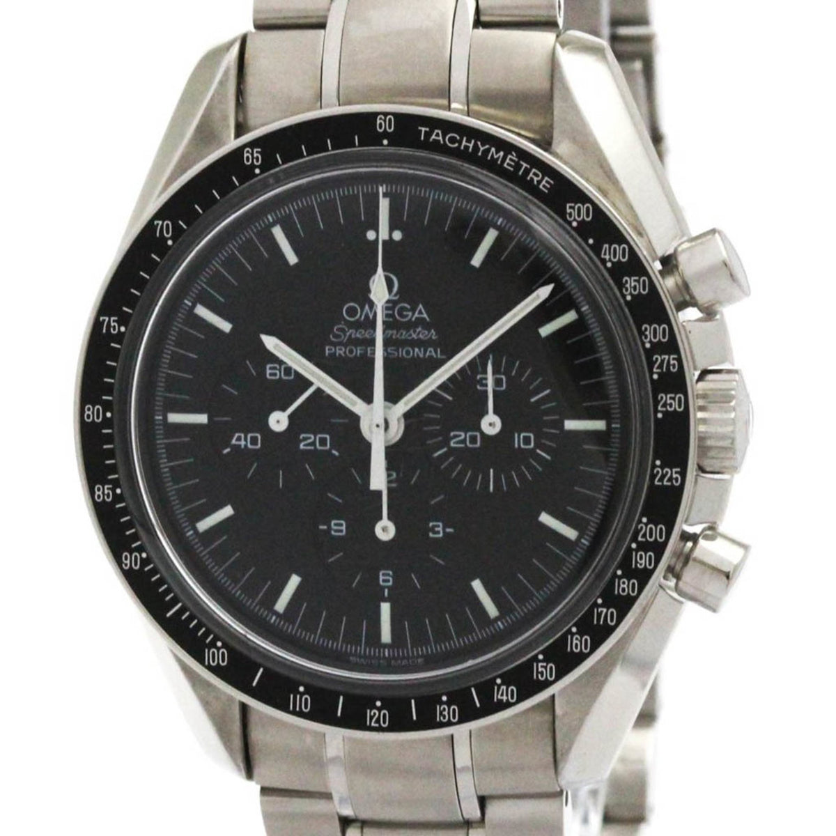Pre-Owned OMEGA Speedmaster Professional Steel Moon Watch 3570.50 Polished