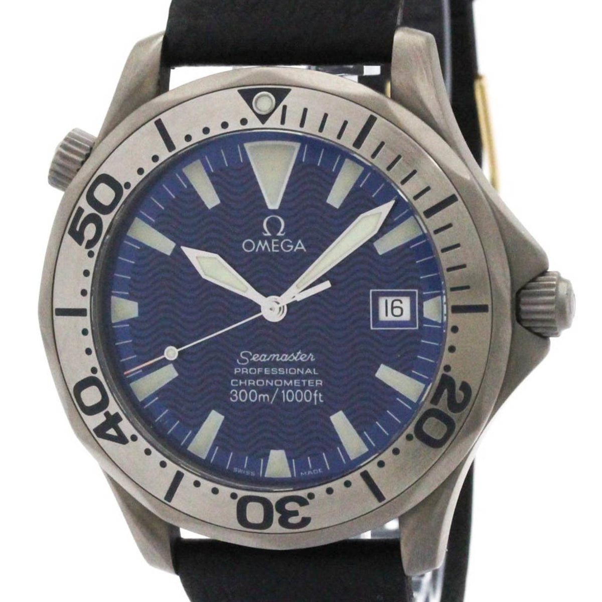 Pre-Owned OMEGA Seamaster Professional 300M Steel Mens Watch 2232.80 Polished