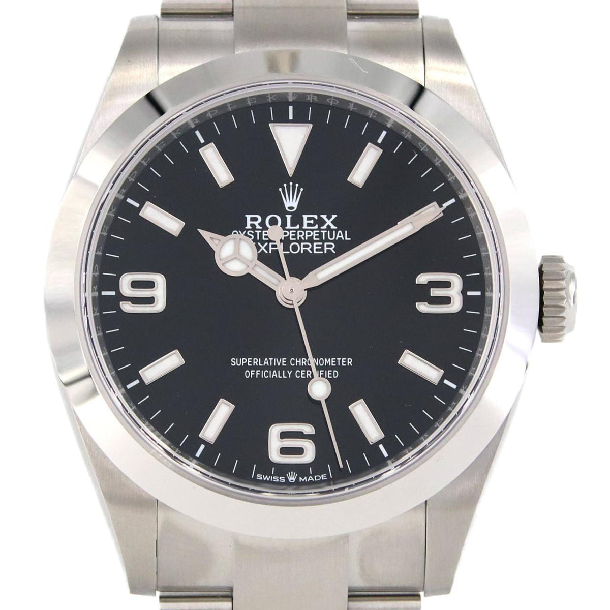 Pre-Owned Rolex Explorer I 224270 SS Wristwatch Automatic Random Number