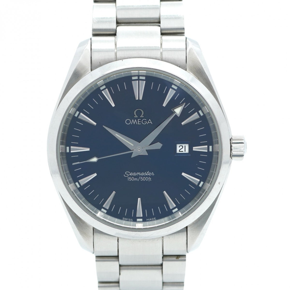 Pre-Owned Omega Seamaster 2518.80 Blue Dial Men's Watch