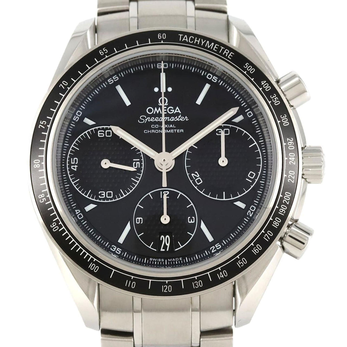 Pre-Owned Omega Speedmaster Racing 326.30.40.50.01.001 Stainless Steel Automatic Watch