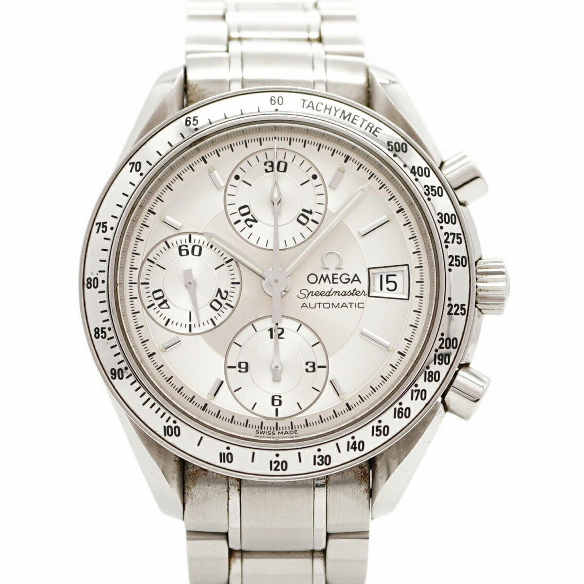 Pre-Owned Omega Speedmaster 3513.30 Silver Dial Men's Watch