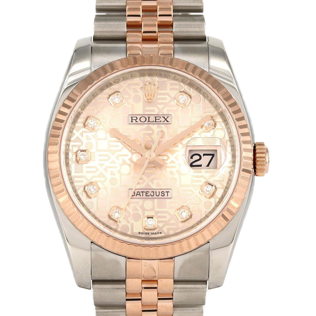 Pre-Owned Rolex Datejust 116231G SSxPG Automatic Watch, Random Number
