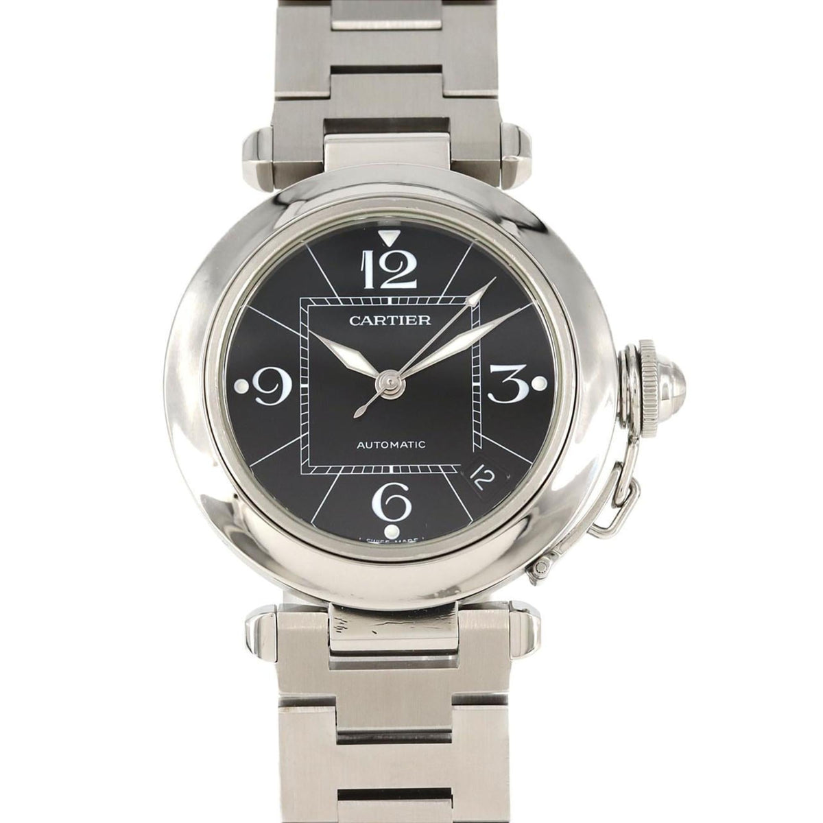 Pre-Owned Cartier Pasha C W31076M7 Stainless Steel Automatic