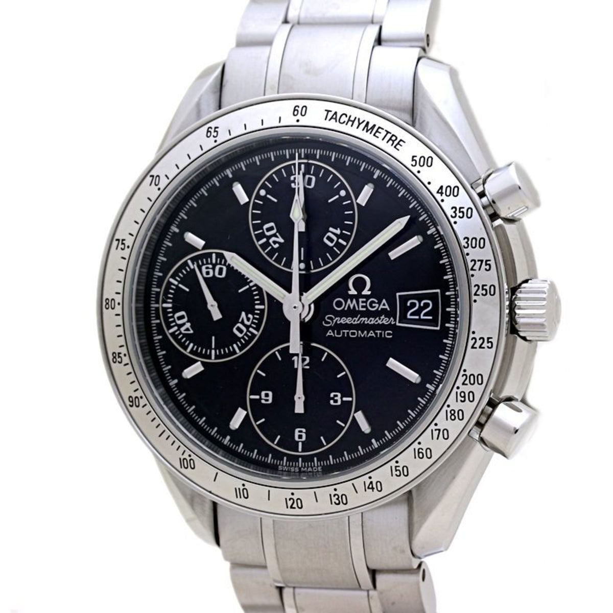 Pre-Owned OMEGA Speedmaster Date 3513.50.00 Men's Stainless Steel Watch 40154