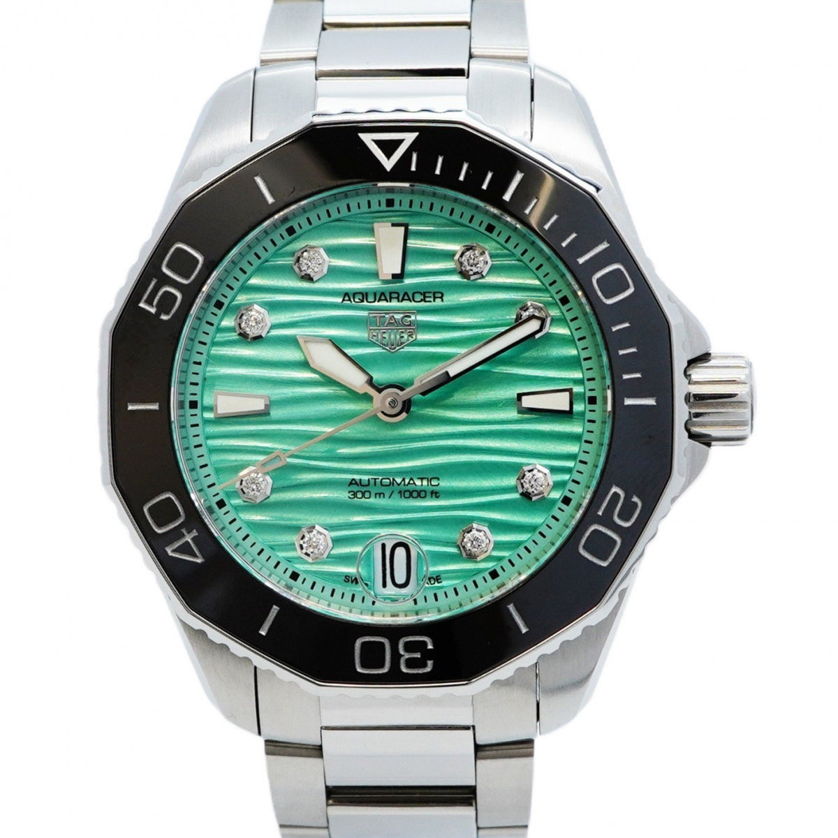 Montre homme TAG Heuer Aquaracer WBP231K d'occasion à cadran vert 