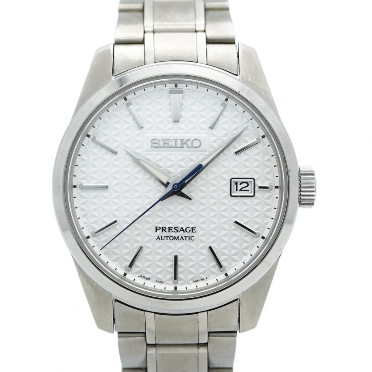 Pre-Owned Seiko Presage 6R35-00V0 White Dial Men's Watch