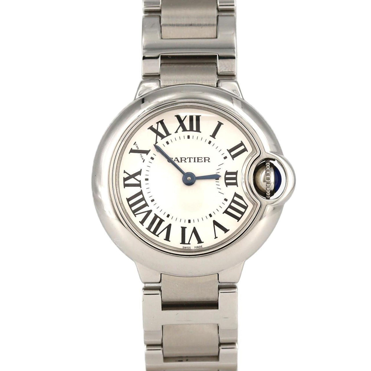 Pre-Owned Cartier Ballon Bleu SM W69010Z4 Stainless Steel Quartz Watch