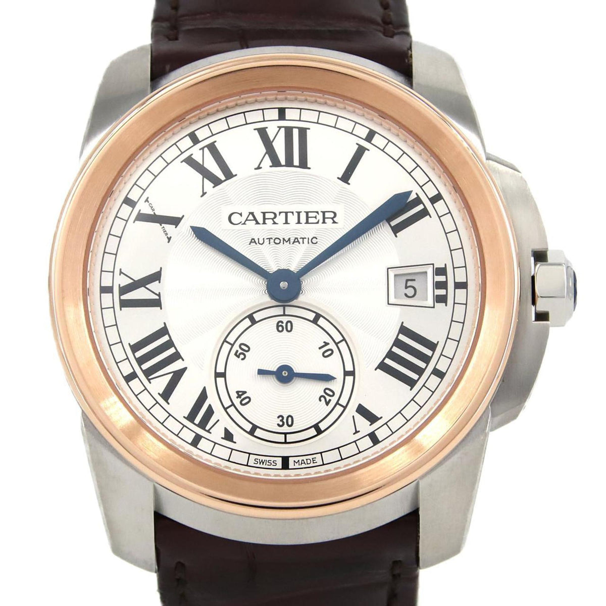 Pre-Owned Cartier Calibre de PG Two-tone Watch W2CA0002 SSxPG Automatic