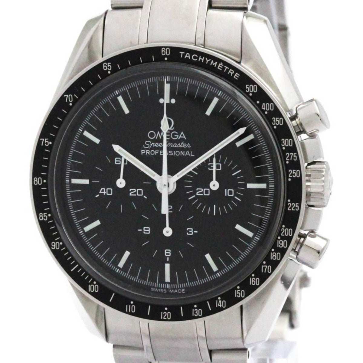 Pre-Owned OMEGA Speedmaster Professional Steel Moon Watch 3570.50 Polished