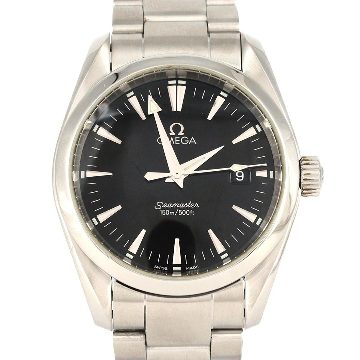 Pre-Owned Omega Seamaster Aqua Terra 2518.50 SS Quartz Watch