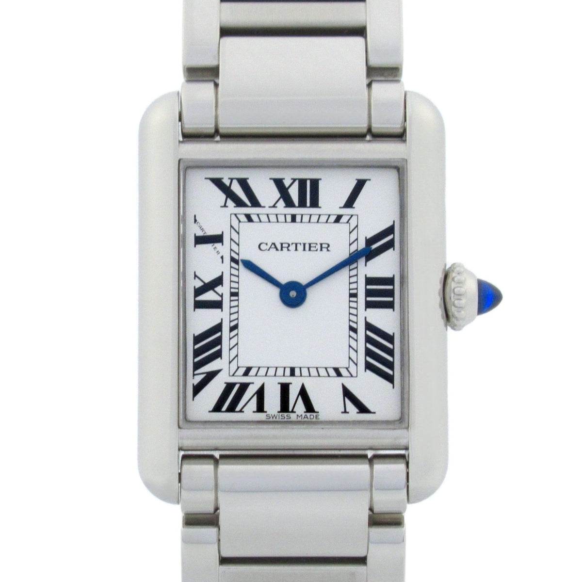 Gebrauchte Cartier Tank Must SM Uhr, Edelstahl, Damen, Silber, WSTA0051 