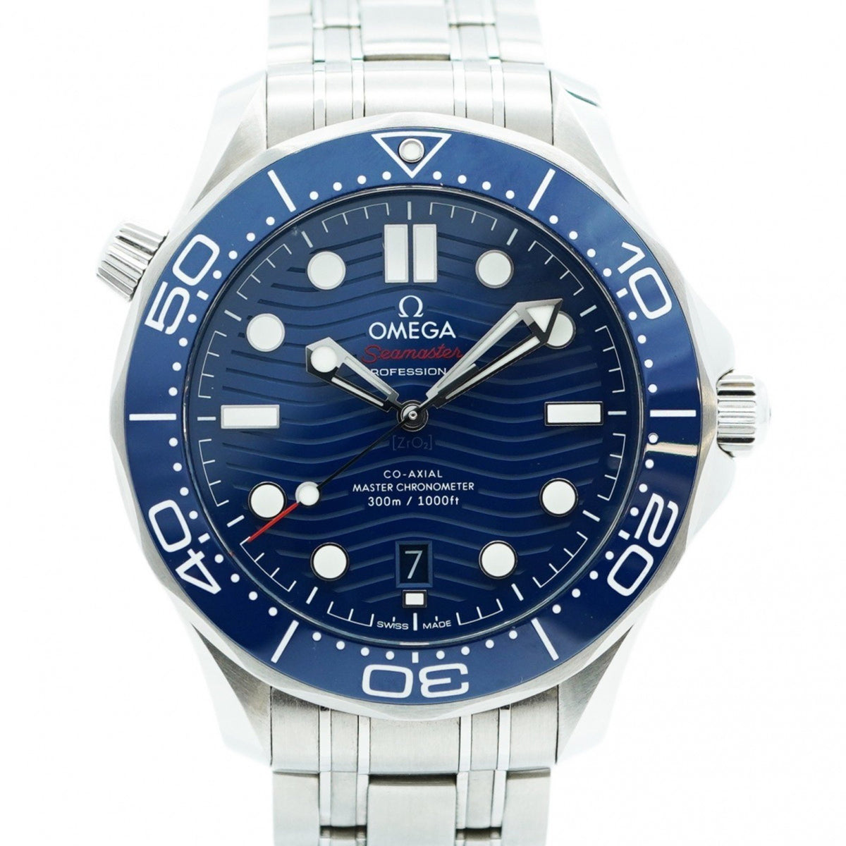 Pre-Owned Omega Seamaster 210.30.42.20.03.001 Blue Dial Men's Watch