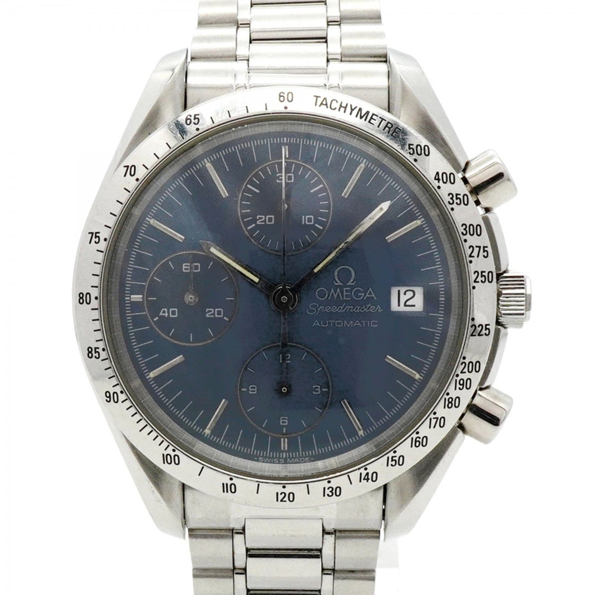 Pre-Owned Omega Speedmaster 3511.80 Blue Dial Men's Watch