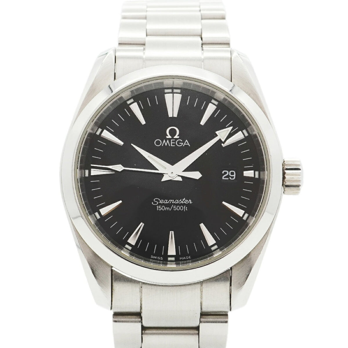 Pre-Owned Omega Seamaster 2518.50 Black Dial Boys' Watch