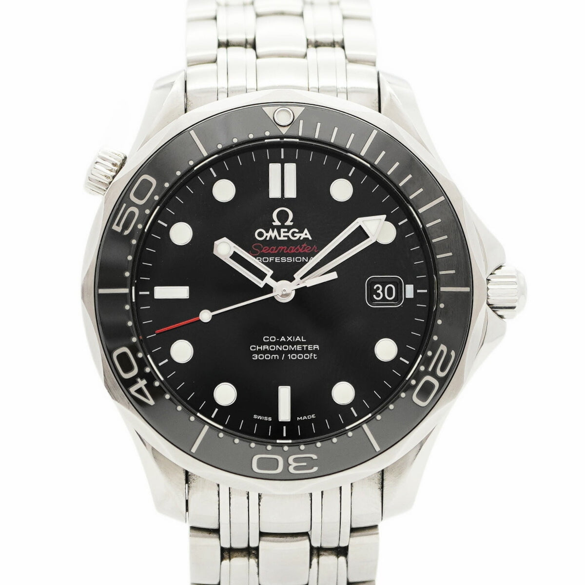 Pre-Owned Omega Seamaster 212.30.41.20.01.003 Black Dial Men's Watch