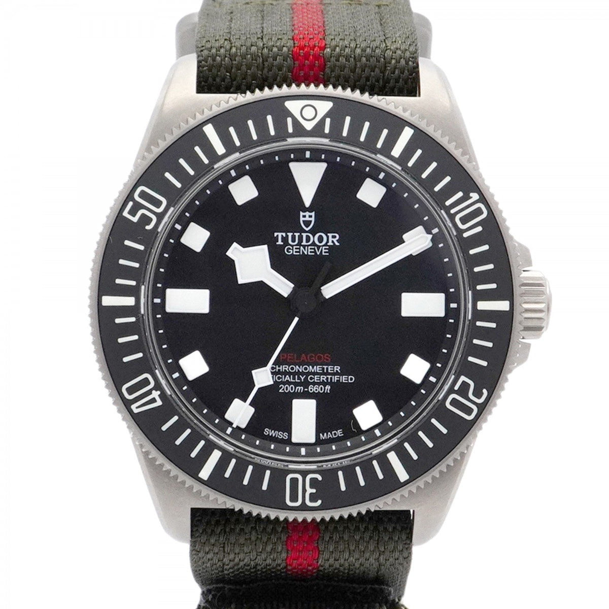 Pre-Owned Tudor Pelagos FXD 25717N Black Dial Men's Watch
