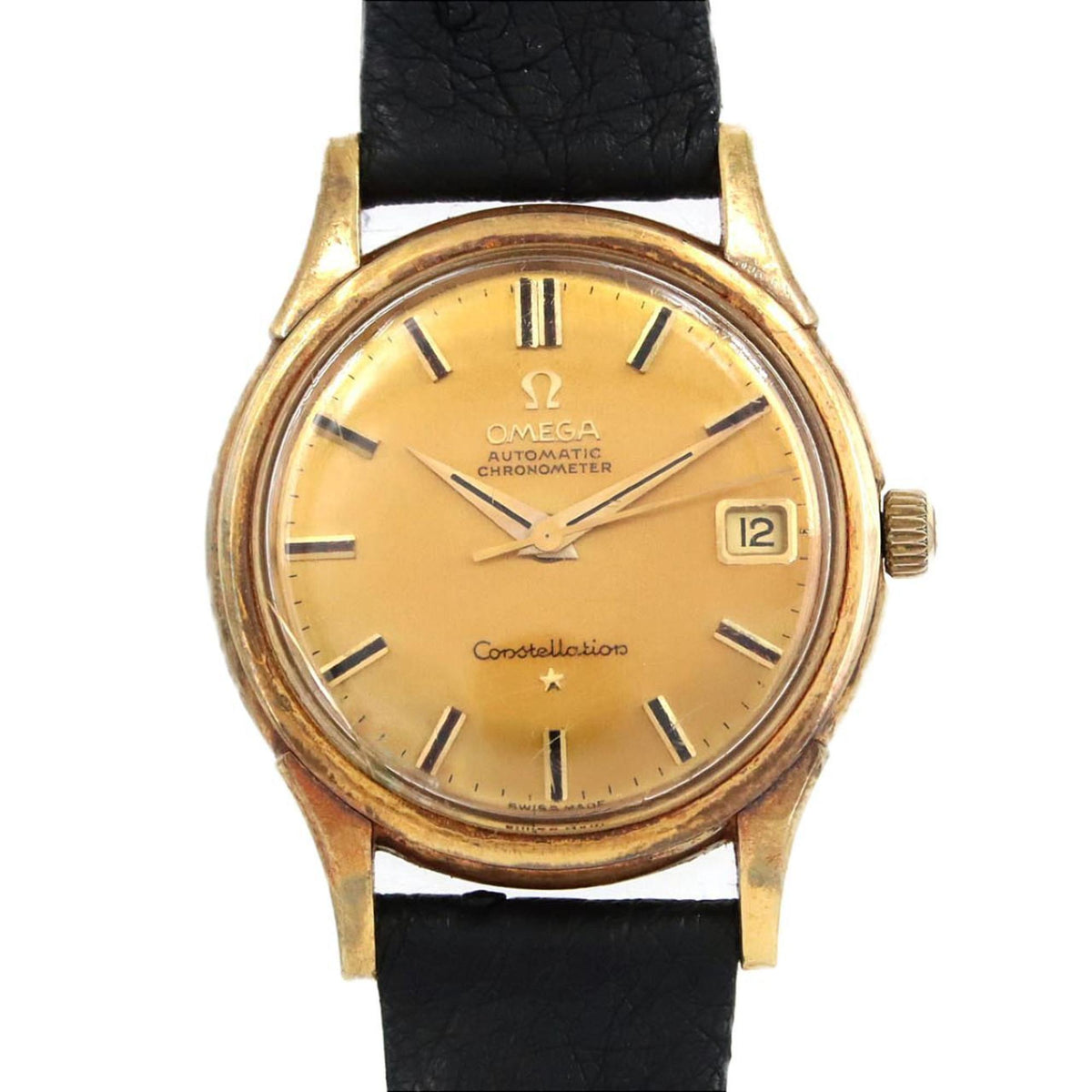 Pre-Owned Omega Constellation YG 14393 Automatic Watch