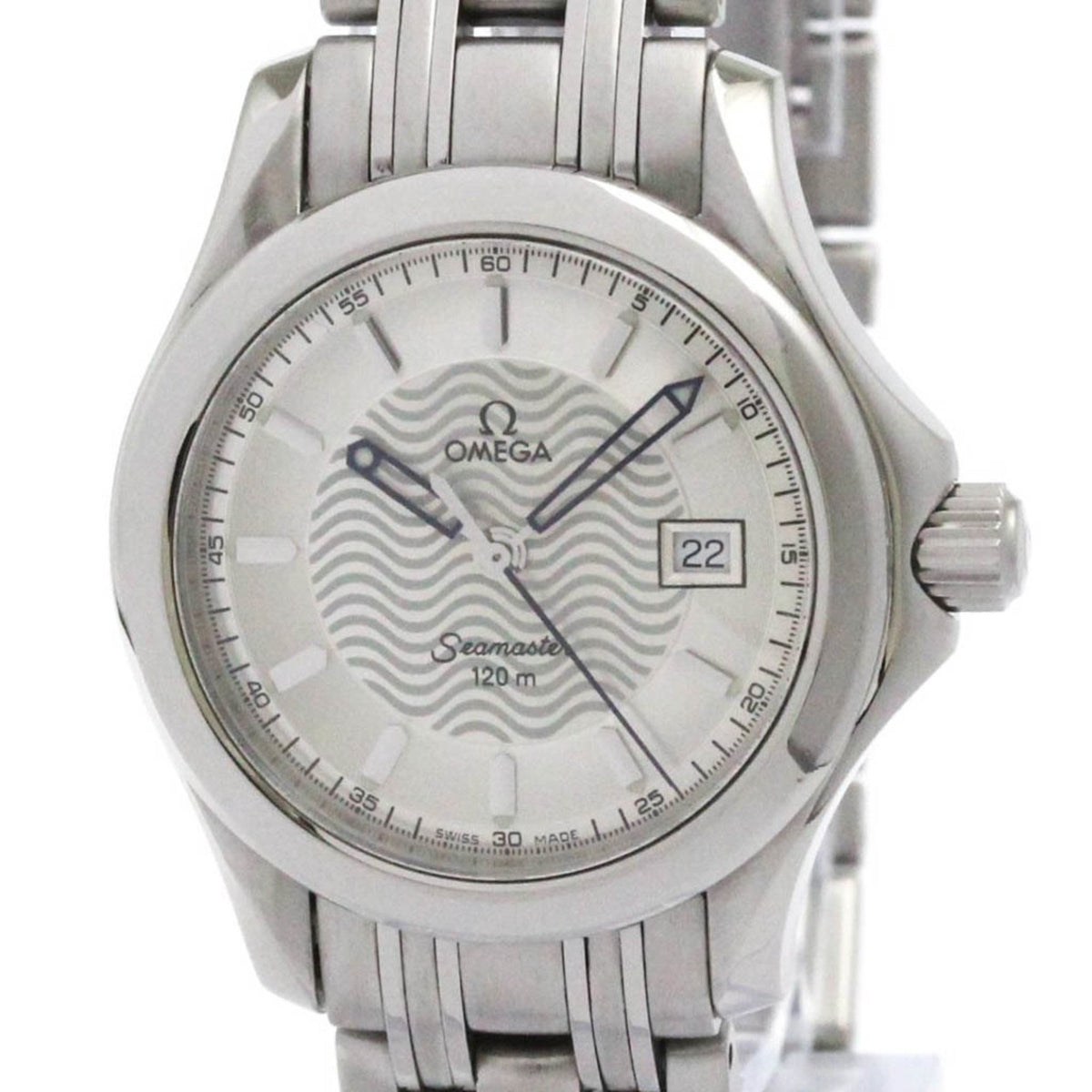 Pre-Owned OMEGA Seamaster 120M Steel Quartz Ladies Watch 2571.31 Polished