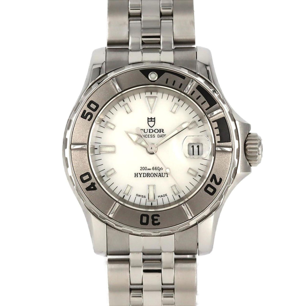 Gebrauchte Tudor Hydronaut 99090P SS Armbanduhr Automatik 
