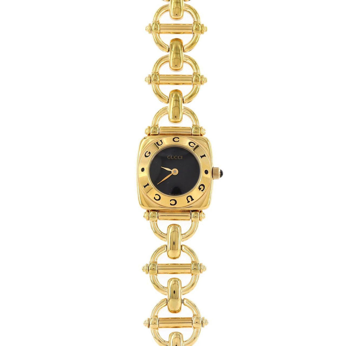 Pre-Owned Gucci Horsebit 6400L GP Quartz Watch