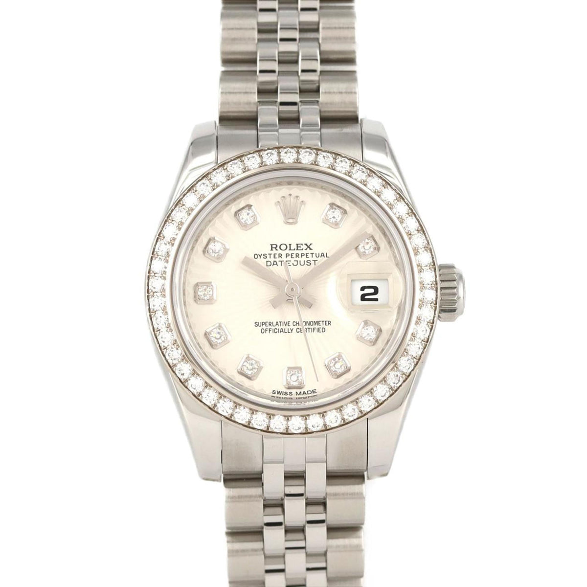 Pre-Owned Rolex Datejust 179384G SSxWG Automatic Watch, Random Number