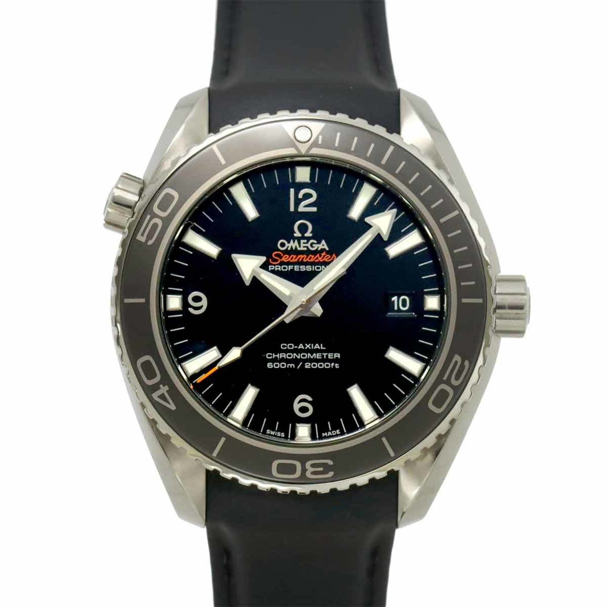Pre-Owned OMEGA Seamaster Planet Ocean Co-Axial 600M Men's Watch 232 32 46 21 01 003 Date Black Automatic