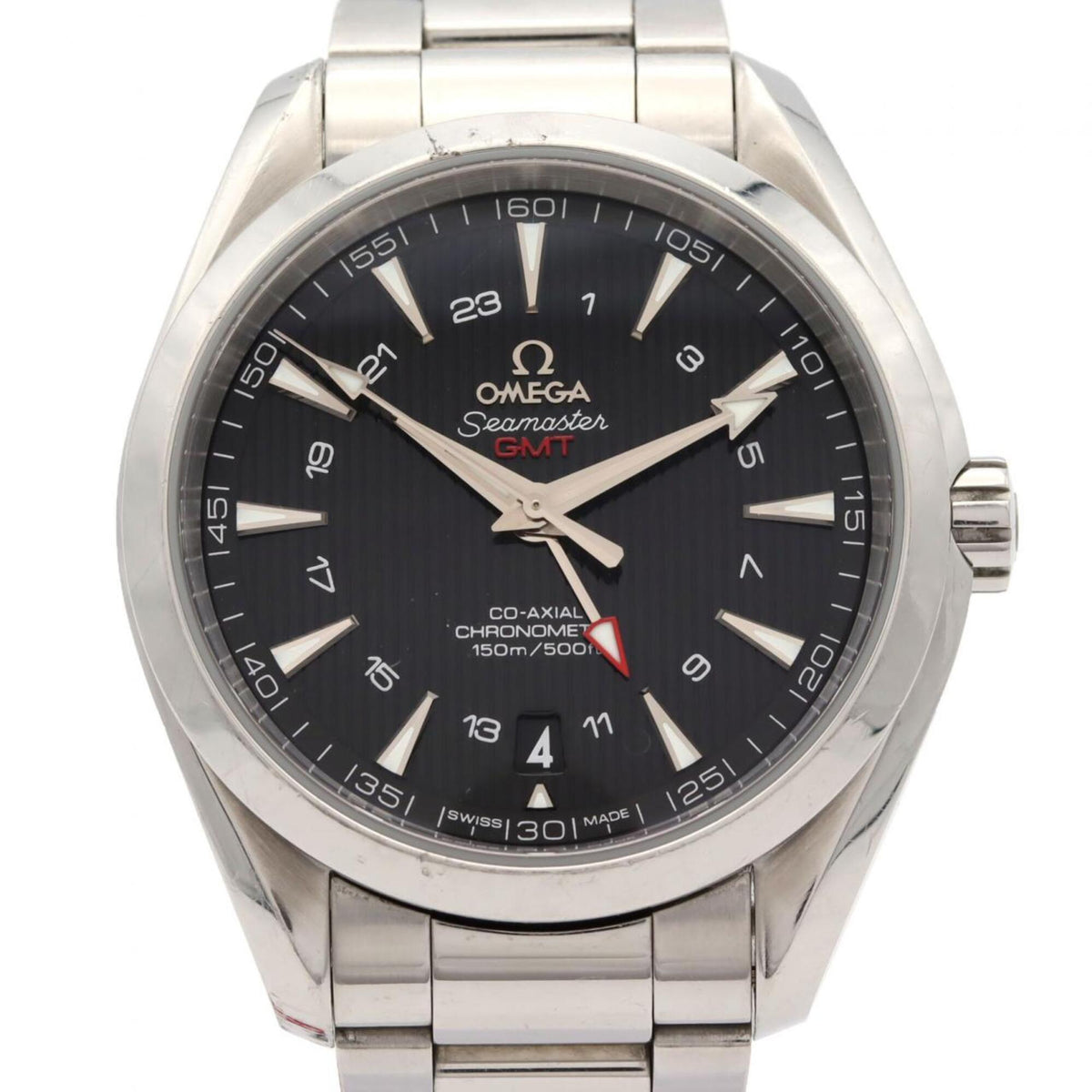 Pre-Owned Omega Seamaster Aqua Terra GMT 231.10.43.22.01.001 Stainless Steel Automatic Watch