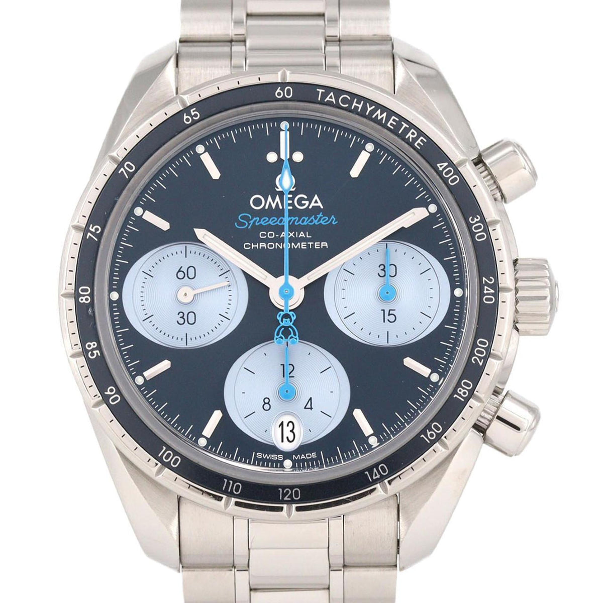 Pre-Owned Omega Speedmaster 38 Orbis 324.30.38.50.03.002 Stainless Steel Automatic Watch