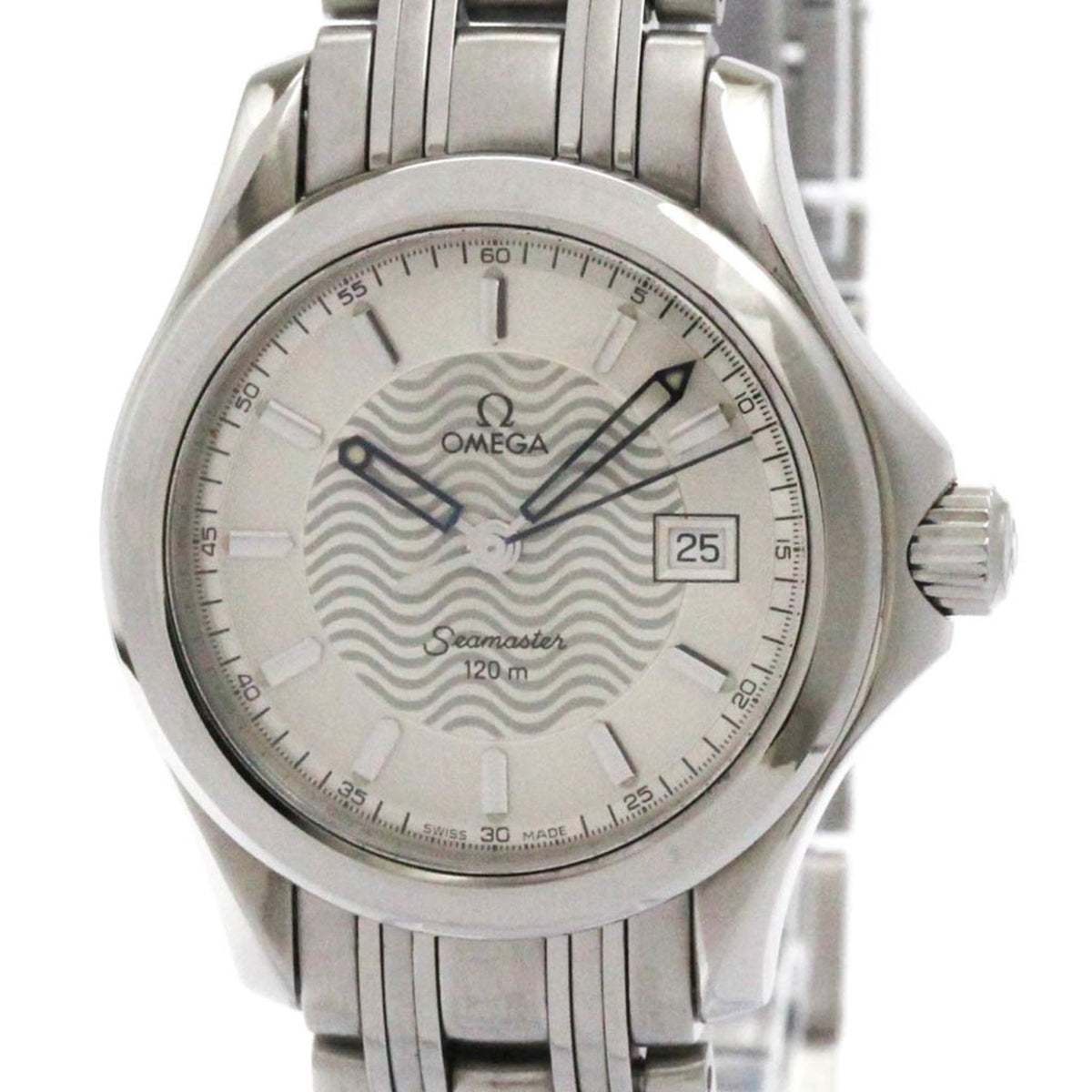 Pre-Owned OMEGA Seamaster 120M Steel Quartz Ladies Watch 2571.31 Polished