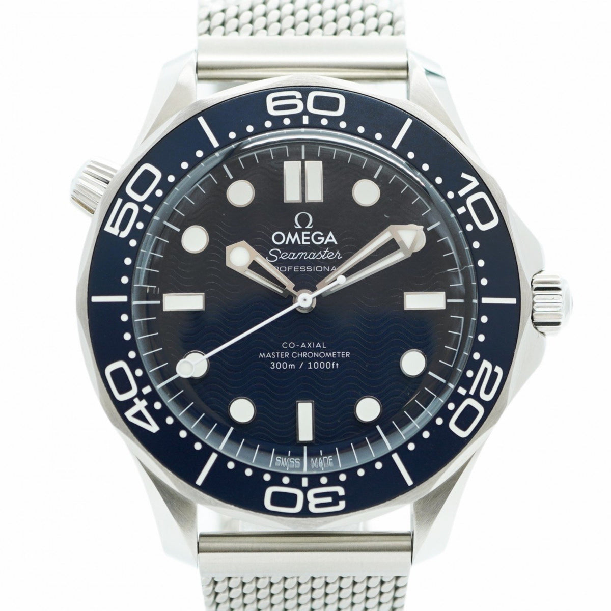 Pre-Owned Omega Seamaster 210.30.42.20.03.002 Blue Dial Men's Watch