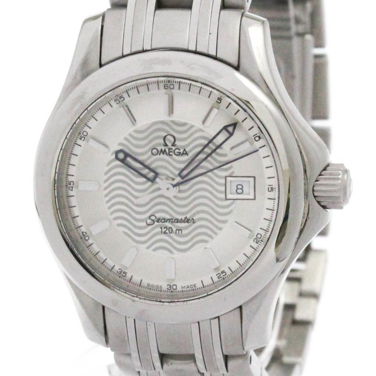 Pre-Owned OMEGA Seamaster 120M Steel Quartz Ladies Watch 2571.31 Polished