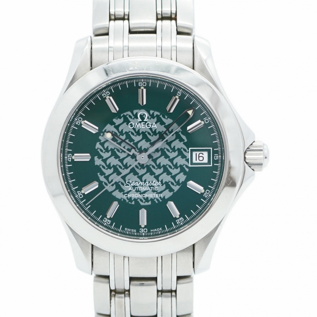 Pre-Owned Omega Seamaster 2506.70 Green Dial Men's Watch