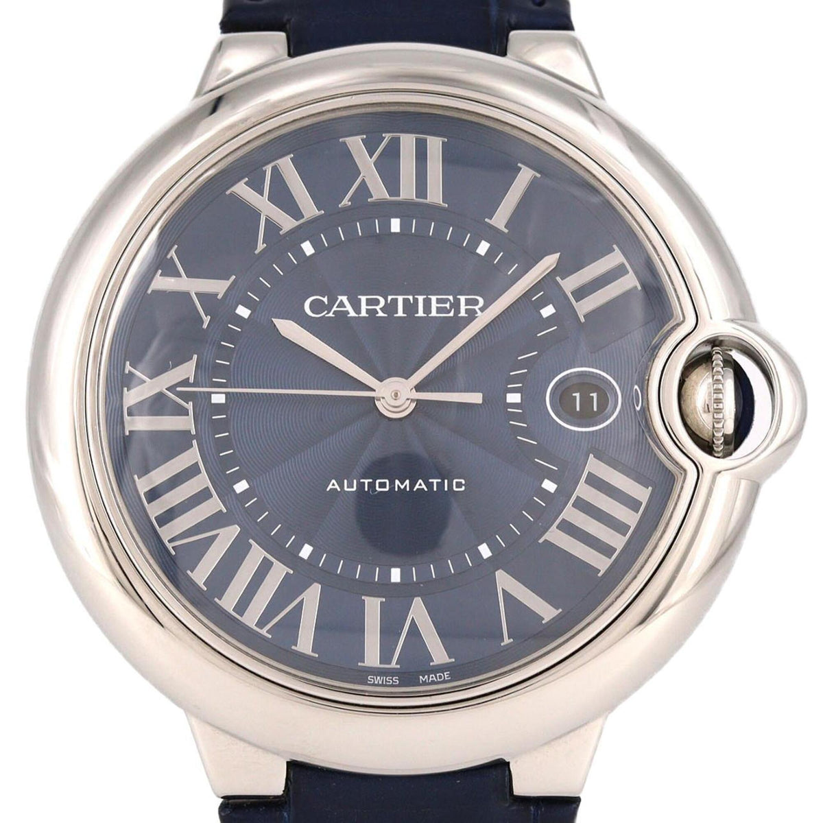 Pre-Owned Cartier Ballon Bleu WSBB0025 Stainless Steel Automatic Watch