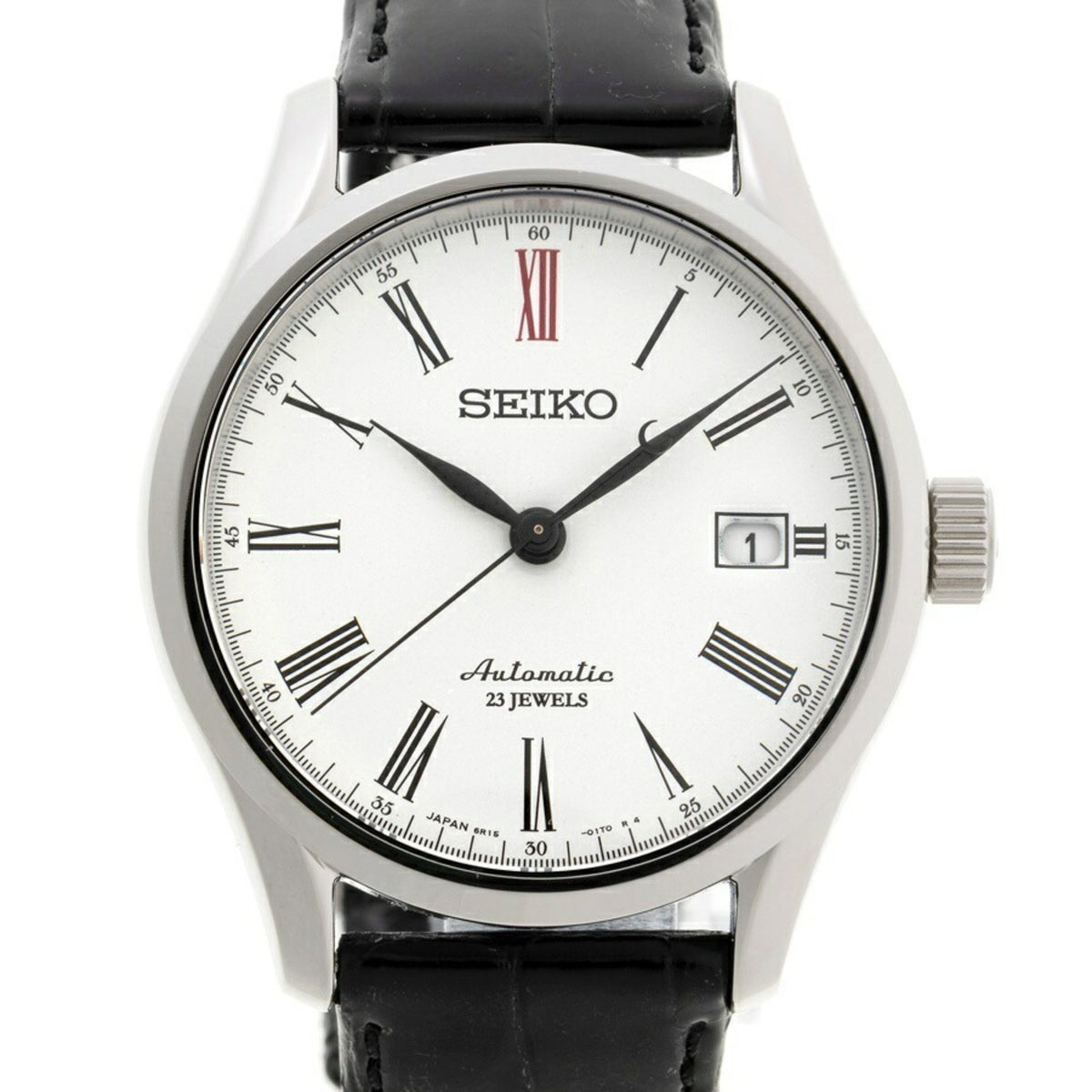 Montre automatique Seiko Presage 100e anniversaire d'occasion, édition limitée à 500 exemplaires, cadran émaillé, SARX011 6R15-02L0, A-158046 