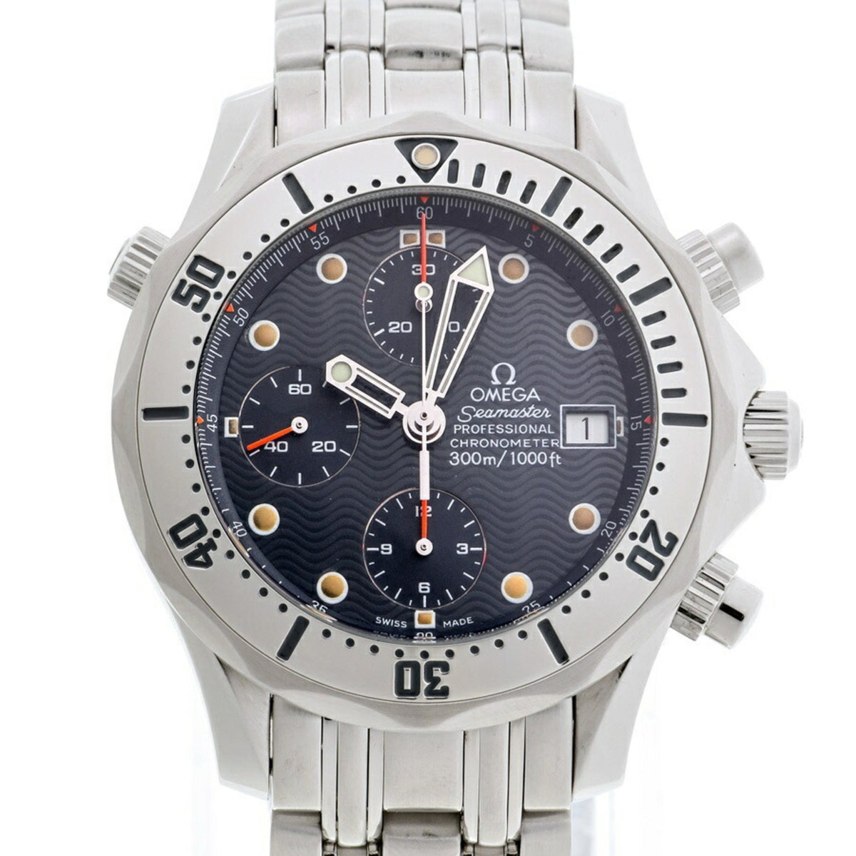 Pre-Owned OMEGA Seamaster Professional Chrono Diver 2598.80 Automatic Watch A-157843