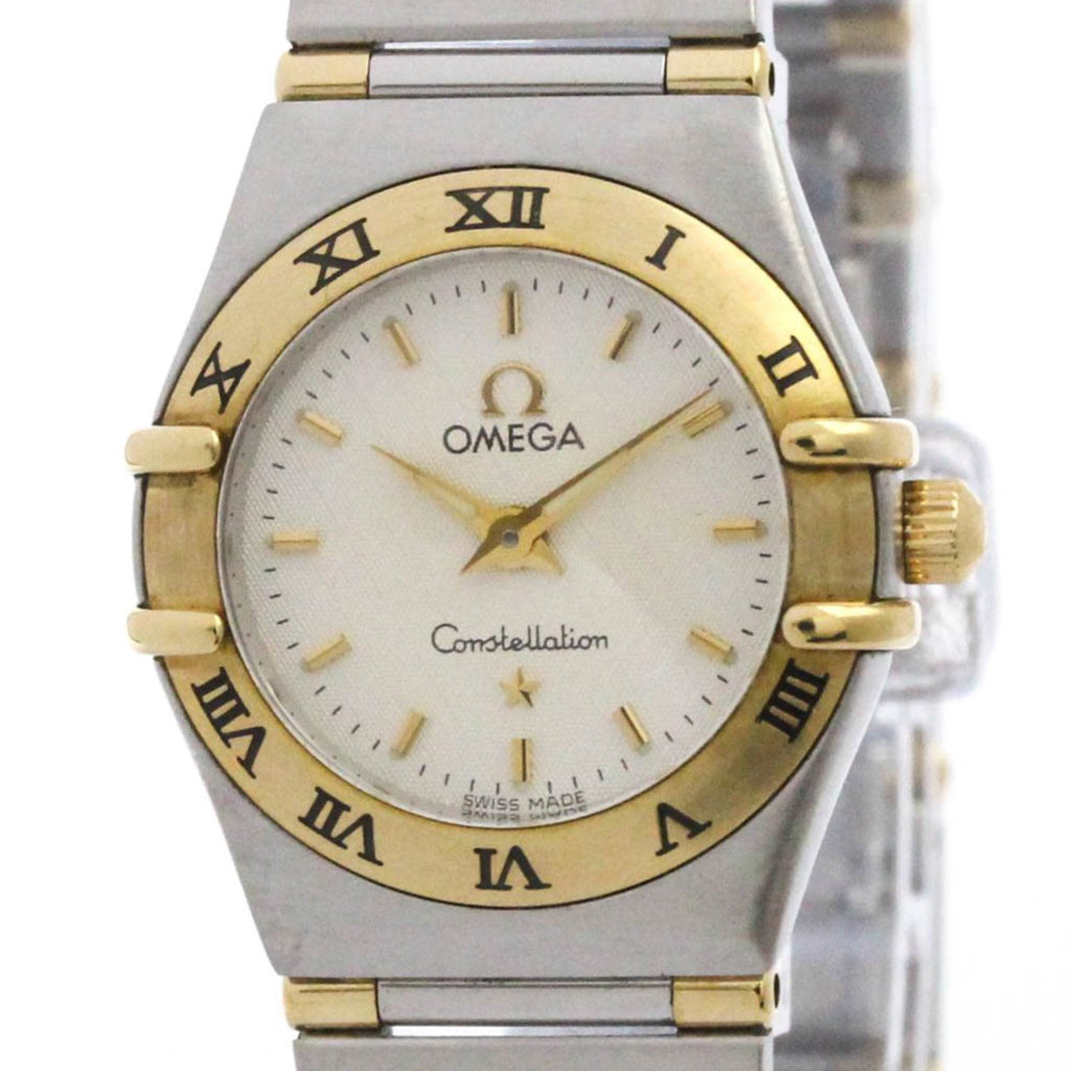 Pre-Owned Omega Constellation Quartz Stainless Steel,Yellow Gold (18K) Women's Dress/Formal 1362.30