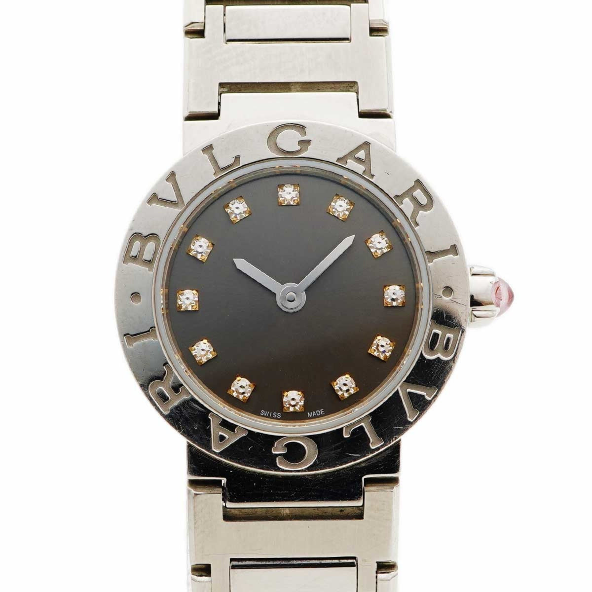 Pre-Owned Bvlgari 103690 BB23S Gray Dial Women's Watch