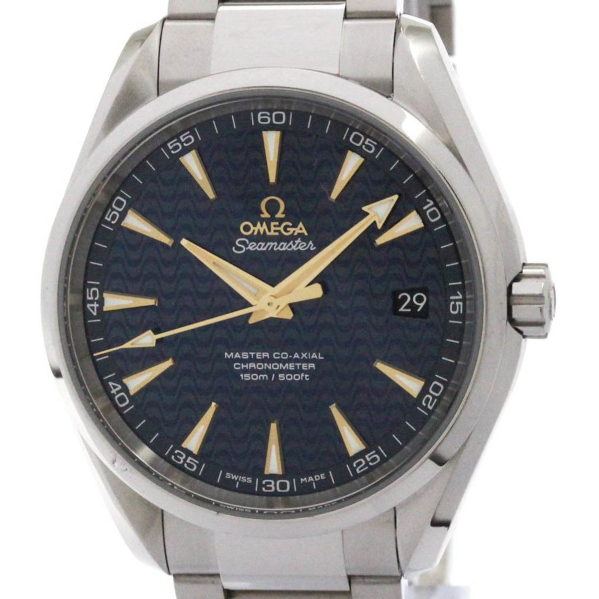 Pre-Owned OMEGA Seamaster Aqua Terra 150M Co-Axial Watch Watch 231.10.42.21.03.006 Polished