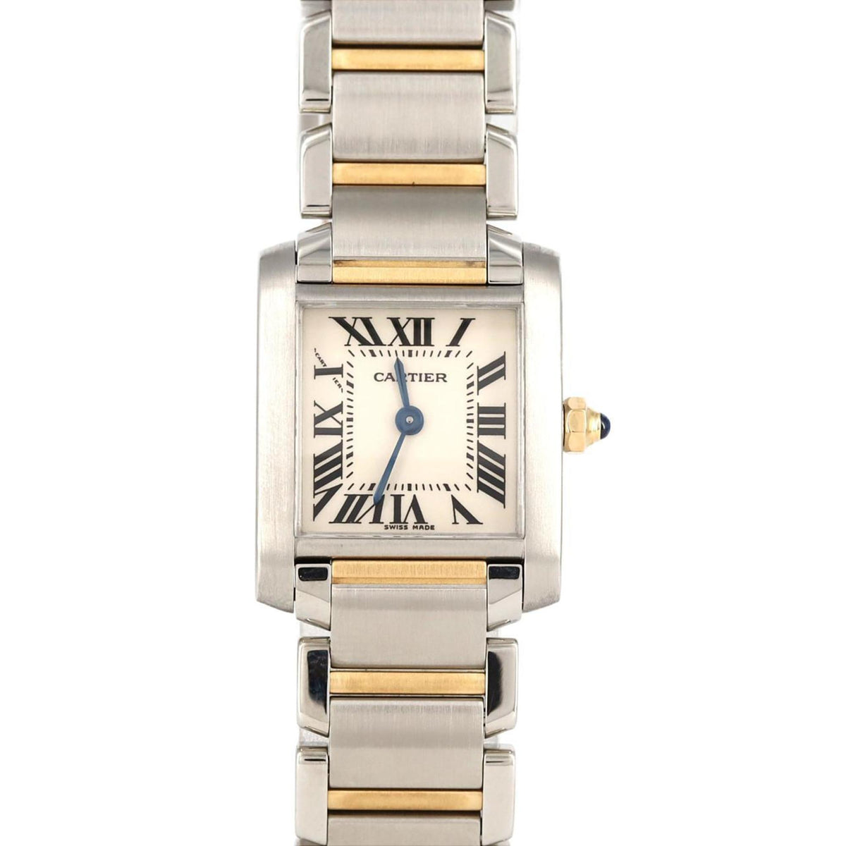 Pre-Owned Cartier Tank Francaise SM Combi W51007Q4 SSxYG Wristwatch Quartz
