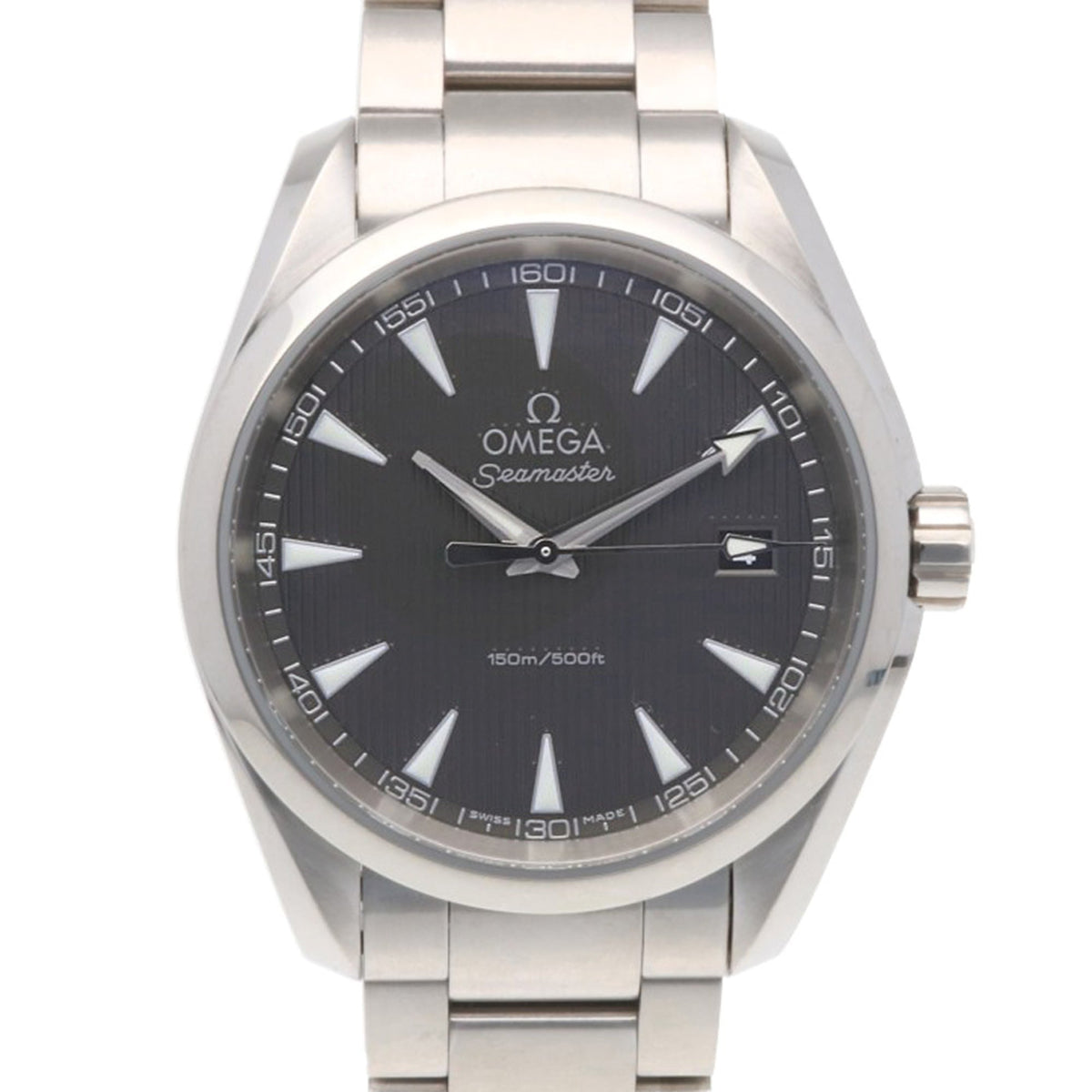 Pre-Owned Omega Seamaster Aqua Terra Watch, Stainless Steel Quartz, Men's, 91715XXX, Pre-Owned, 150M