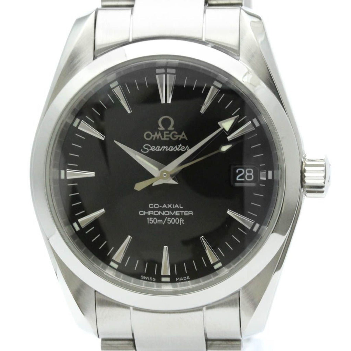 Pre-Owned OMEGA Seamaster Aqua Terra Co-Axial Automatic Watch 2503.50 Polished
