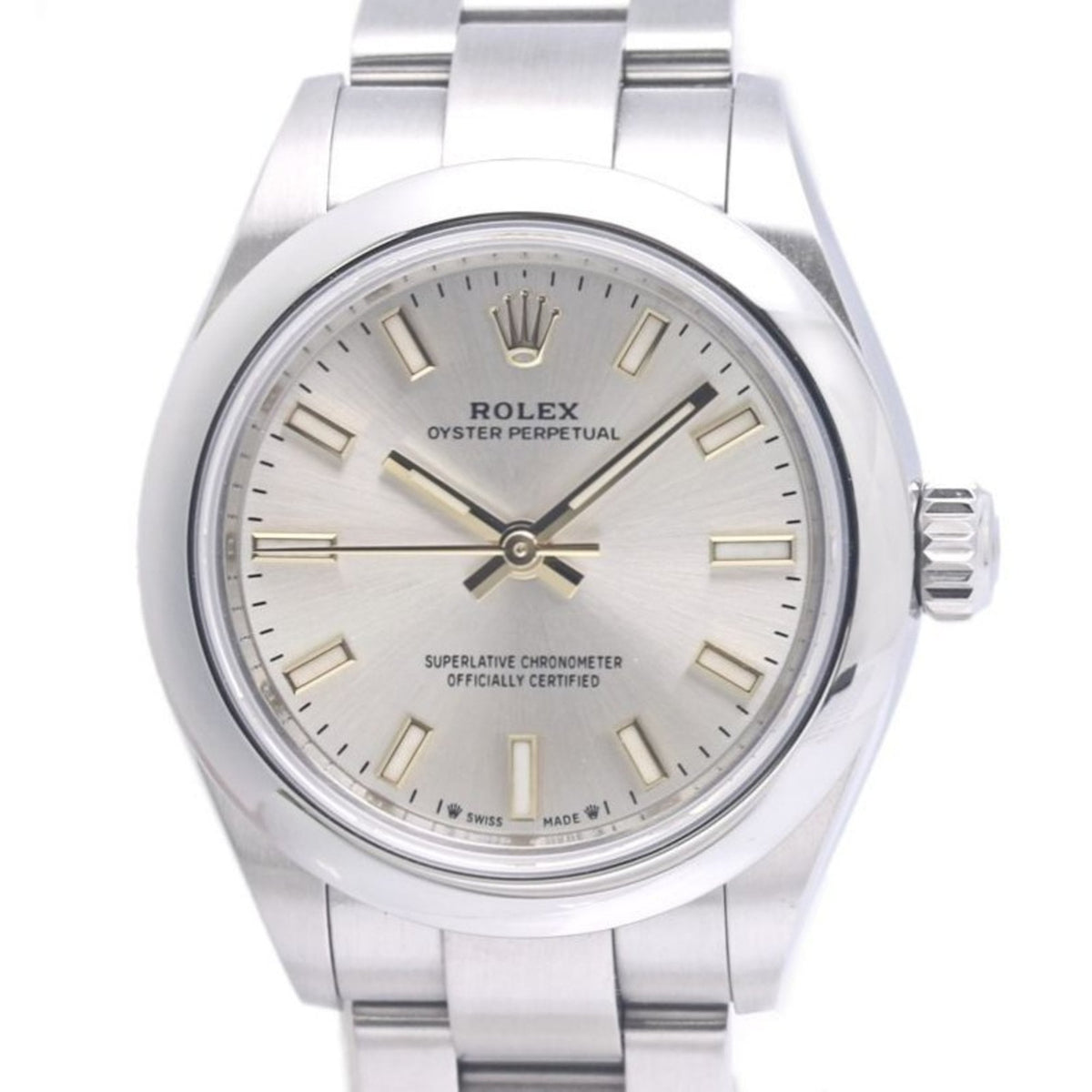 Pre-Owned ROLEX Oyster Perpetual 28 276200 Women's Watch, Stainless Steel, Model 40296
