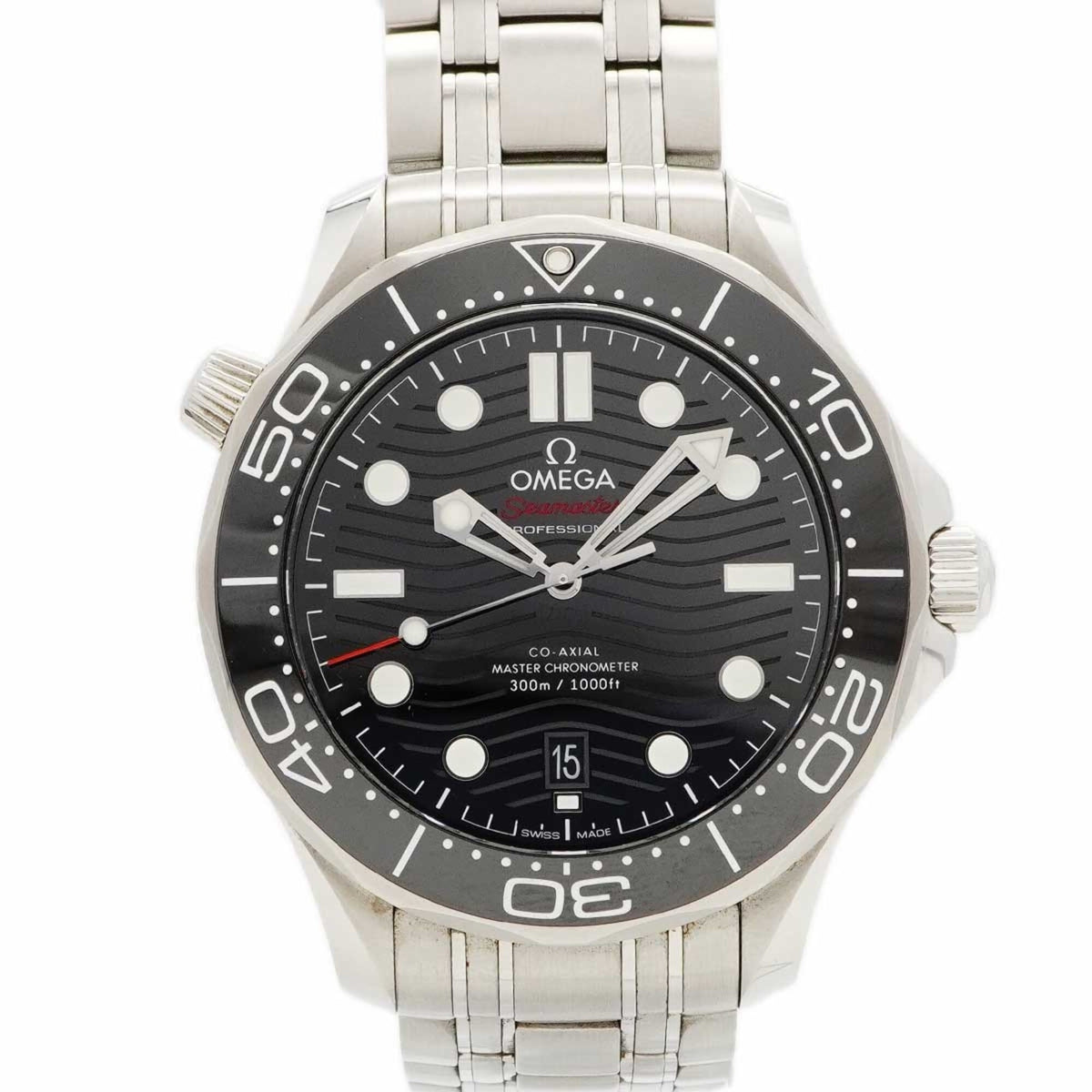 Pre-Owned Omega Seamaster 210.30.42.20.01.001 Black Dial Men's Watch
