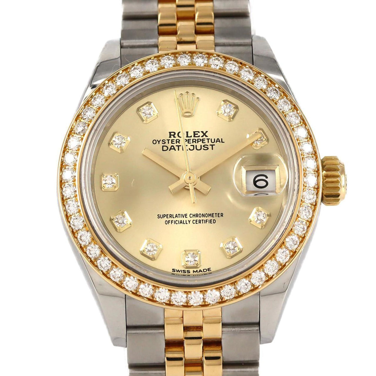Pre-Owned Rolex Datejust 279383RBR SSxYG Automatic Watch, Random Number