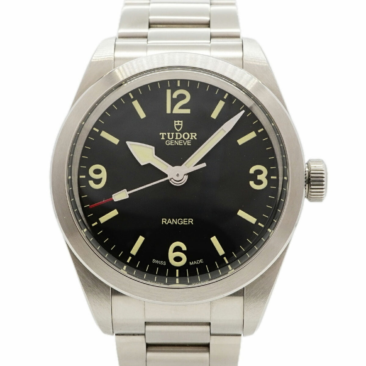 Pre-Owned Tudor Ranger 79950 Black Dial Men's Watch