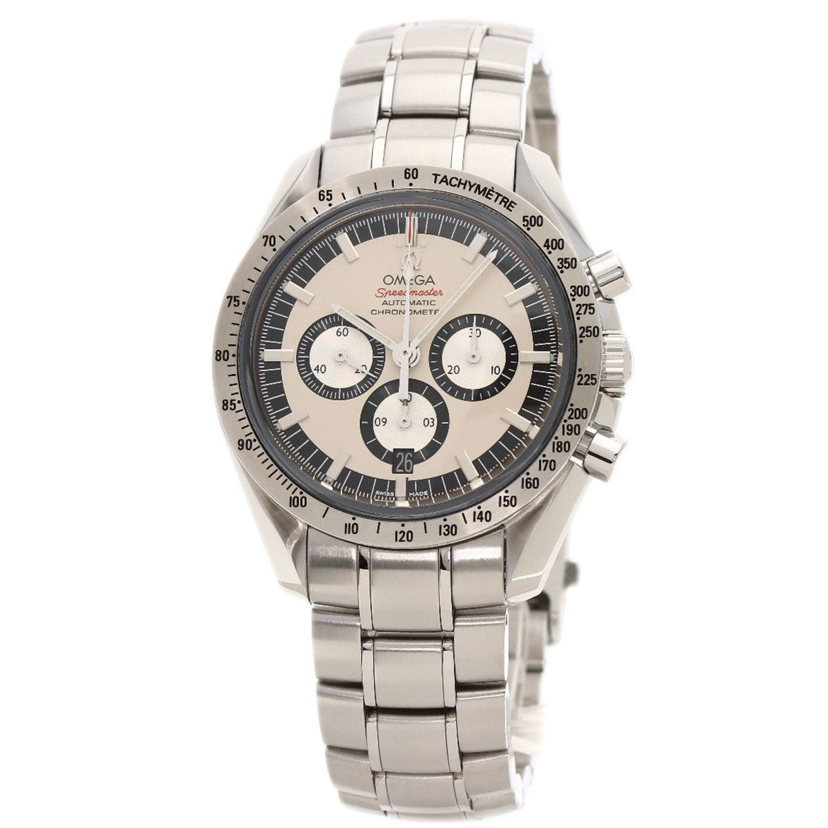 Gebrauchte OMEGA 3506.31 Speedmaster Racing Schumacher Legend Uhr Edelstahl SS Herren 