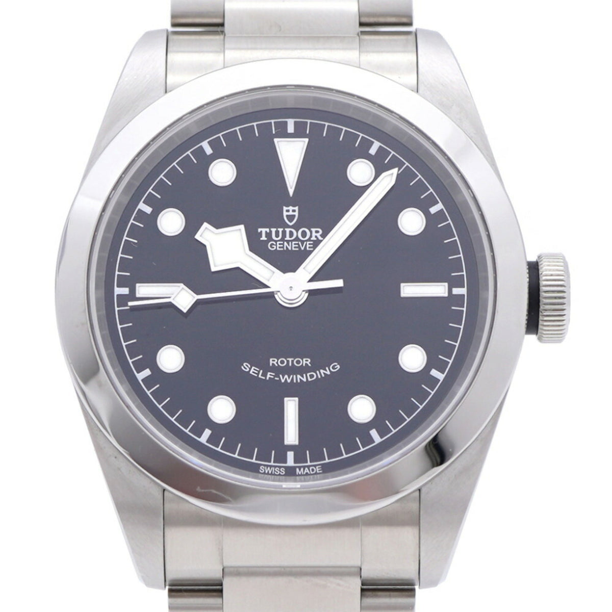 Pre-Owned Like new Tudor Black Bay Heritage 79540 automatic watch with stainless steel and black dial (1682)