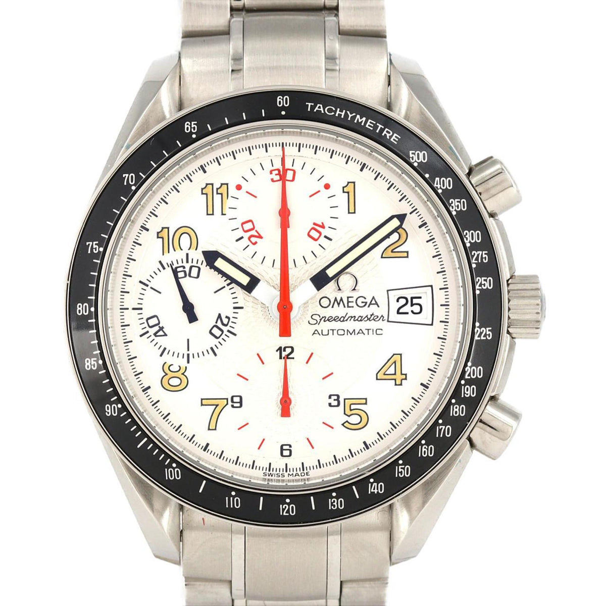 Pre-Owned Omega Speedmaster Mark 40 3513.33 Stainless Steel Automatic Watch