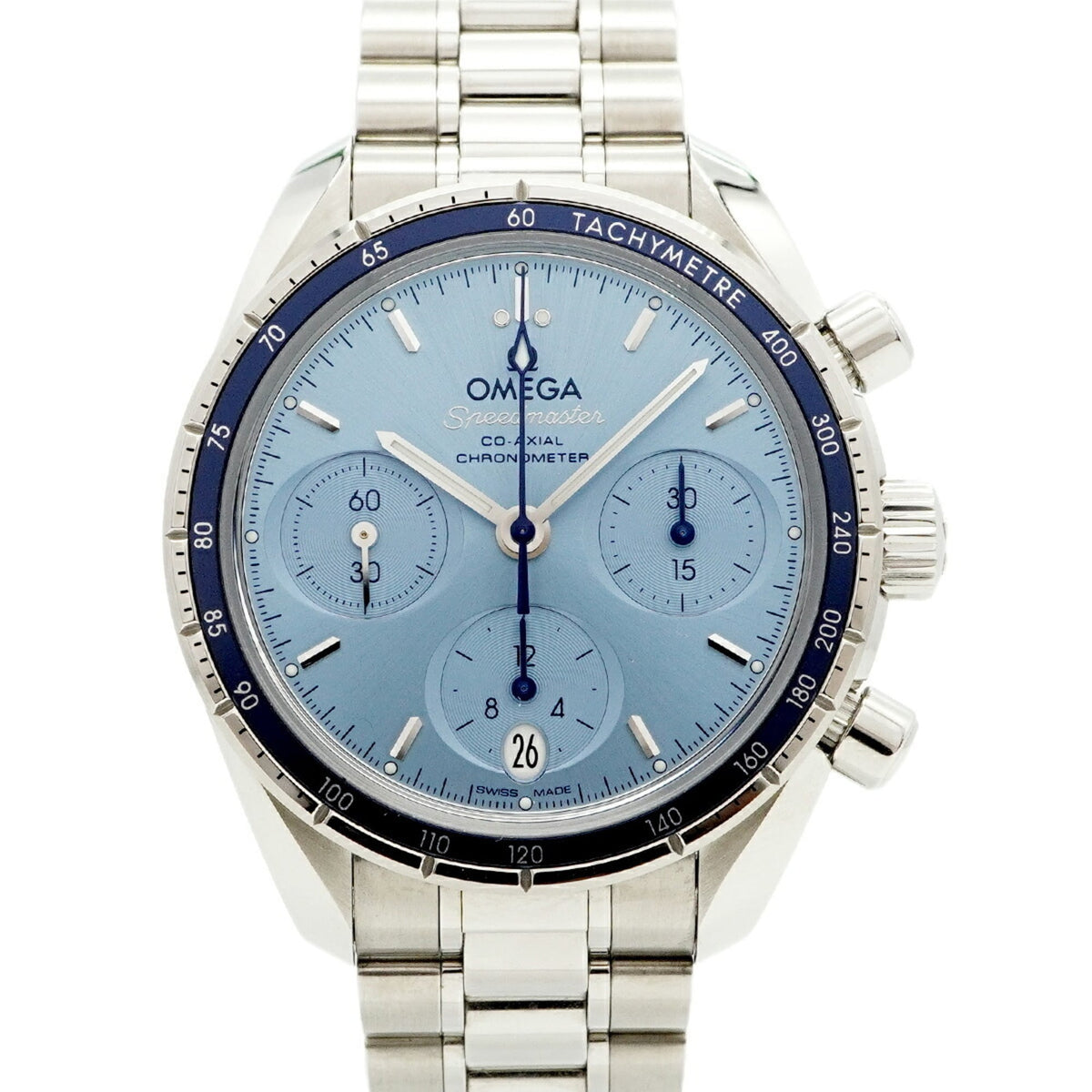 Pre-Owned Omega Speedmaster 324.30.38.50.03.001 Blue Dial Men's Watch